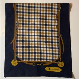 Classic Aquascutum scarf. Made in Italy